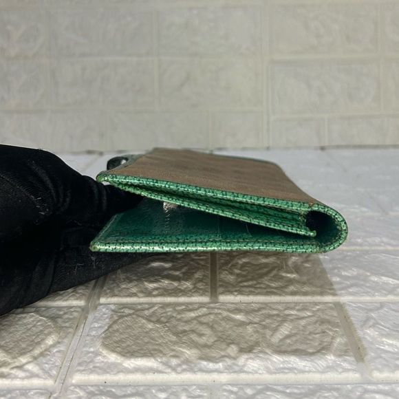 GUCCIβBeige/ebony GG Supreme VINTAGE WALLET - Picture 14 of 16